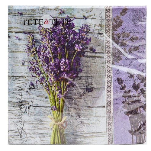 Tl573000 servítky tat lavender bouquet 3vrs/33x33cm