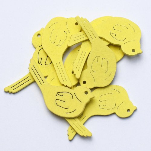 Výrez vtáčik žltý 5cm s/20 super cena