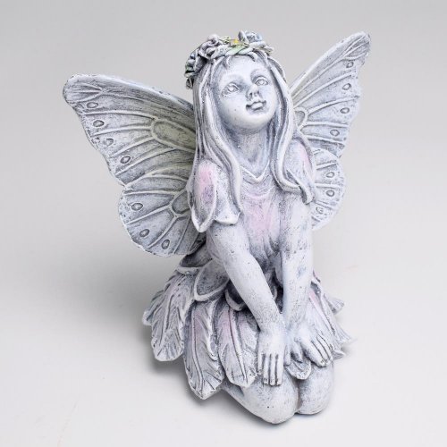 Víla led šedá poly 15.5*12*18 cm