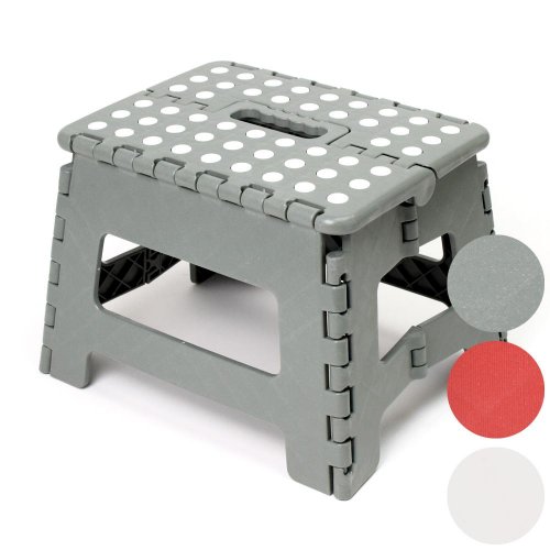 Stolička skladaci multifunkčná , plast , mix farieb