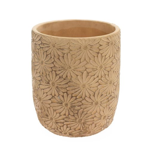 Obal margaréta keramika 17*17*20.8 žltý