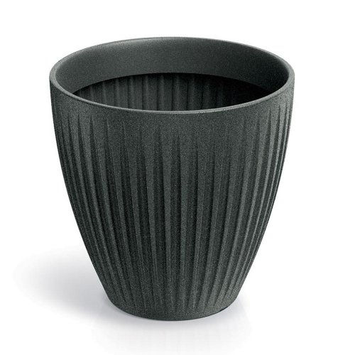 Tlro60m obal latia round midl čierny granit 60xv58cm