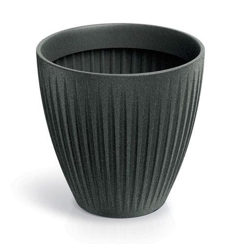 Tlro40m obal latia round midl čierny granit 40xv40cm