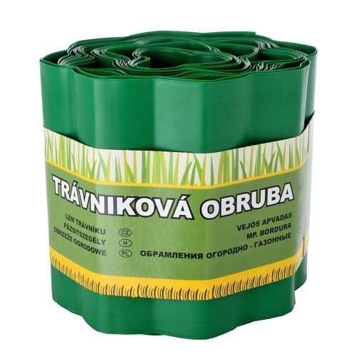 Trávniková obruba zelená 15cmx9m