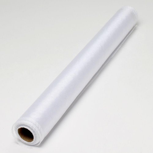 Organza biela 40cmx10y