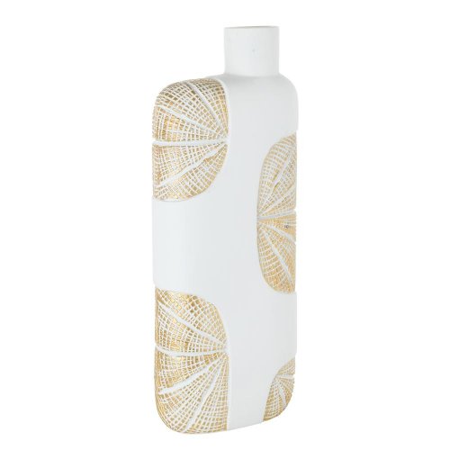 Super cena váza deco biela vzor mušla 20x10x51cm