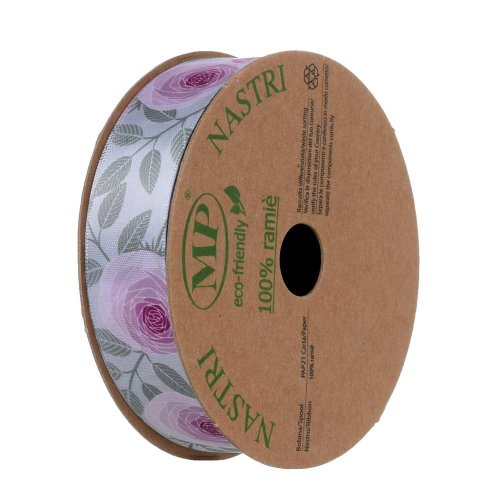 Super cena stuha ruže 2,5cmx15m - Veľkonočné ozdoby