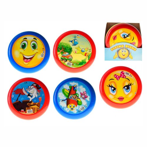 Hádzací disk s obrázkom 23cm 5druhov 10m+