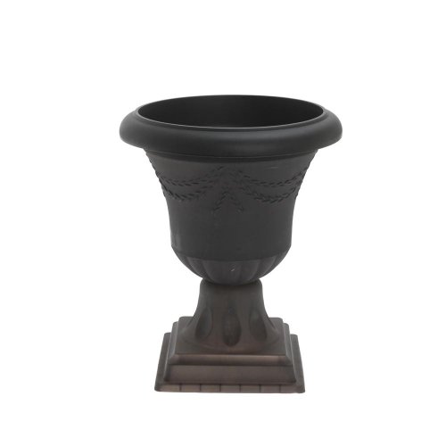 Gazon terakota na stopke 27cm grafit