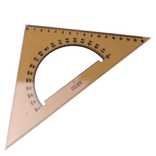 Pevná cena trojuholník 45/177 s uhlomerom