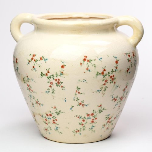 Obal s ušami keramika vzor kvety 26,5x24x23,5cm super cena