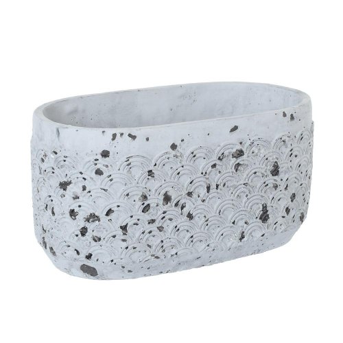 Obal cement antique grey 25.5*14*h13cm