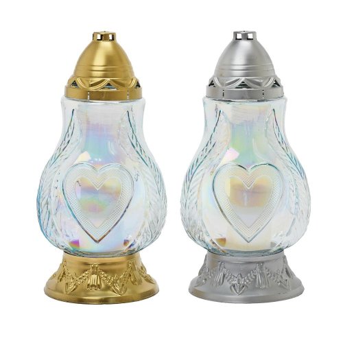 Zs-7 kah.sklo srdce perleť 150gr 32,5cm