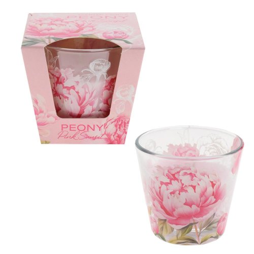 Voň.v skle peony pink sunset 115gr