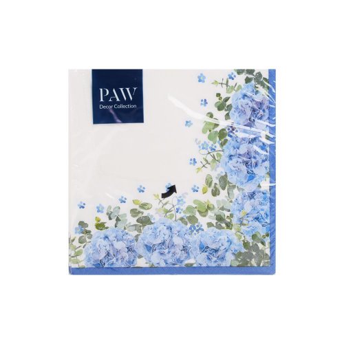 Sdl142900 servítky 33x33cm/20ks/3vrst blue meadow