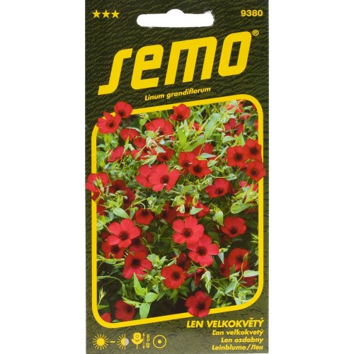 Ľan veľkokv červený 0,5g - Umelé kvety