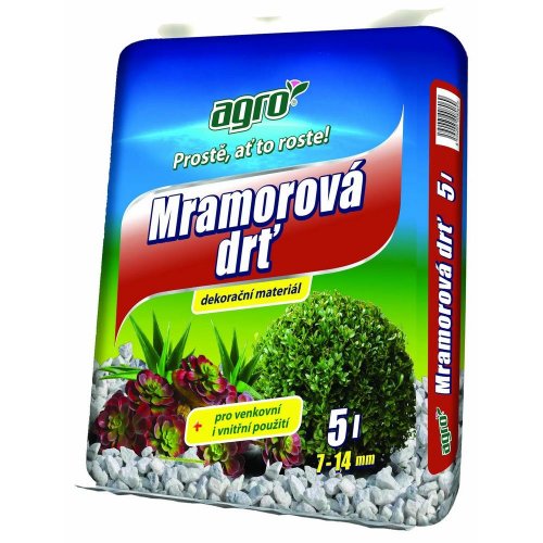 Mramorová drť 7-14mm, 5l /100/voc špeciálna