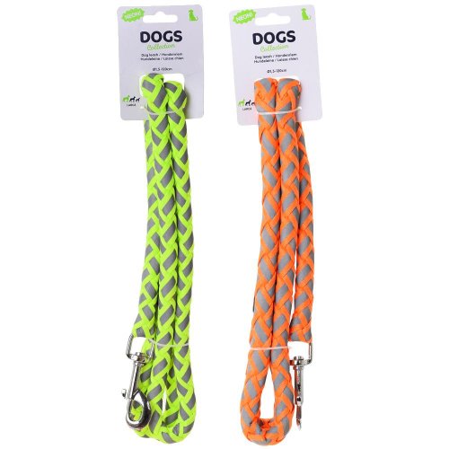 491001770 vodítko pre psa neon mix farba 120cm