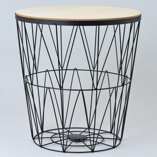 Kovový stolík 38x38x40cm