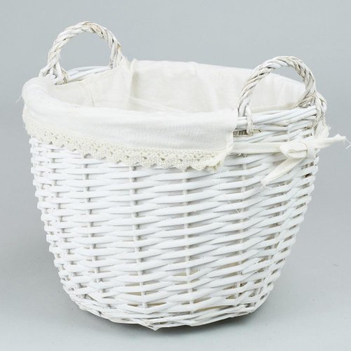335fl/s prútený košík biely