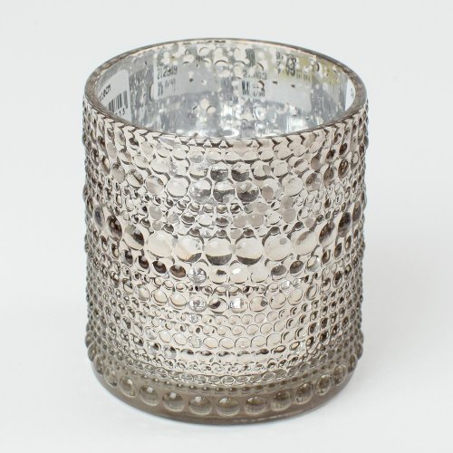 Svietnik sklo sivý 8,5x10cm super cena - Lampáše