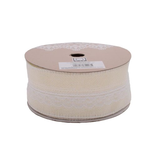 Ws-241 stuha biela/naturál 5x7y