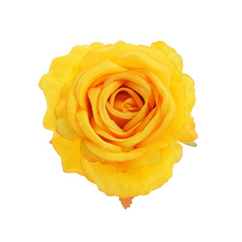 Hlava ruža žltá priem:10cm bal:12ks - Umelé kvety