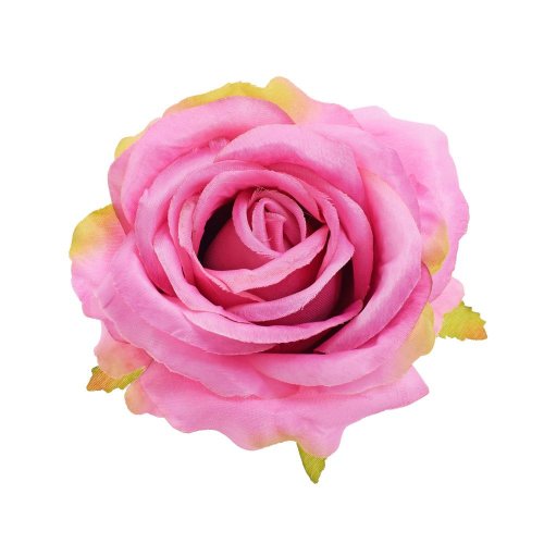 Hlava ruža ružovo-zelená priem:10cm bal:12ks