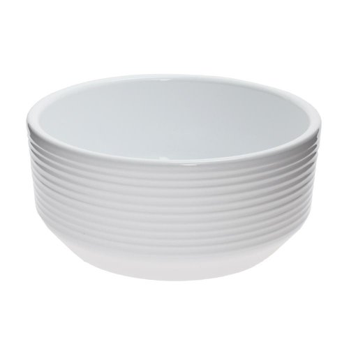 Miska biela s pásmi 27,5xv11cm