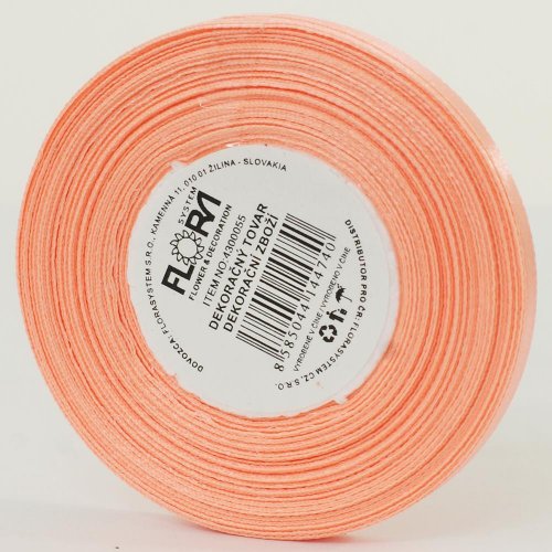 Saten stuha 6mm/20m marhuľová farba 124