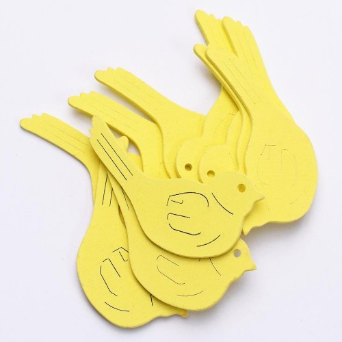 Výrez vtáčik žltý 7cm s/10 super cena