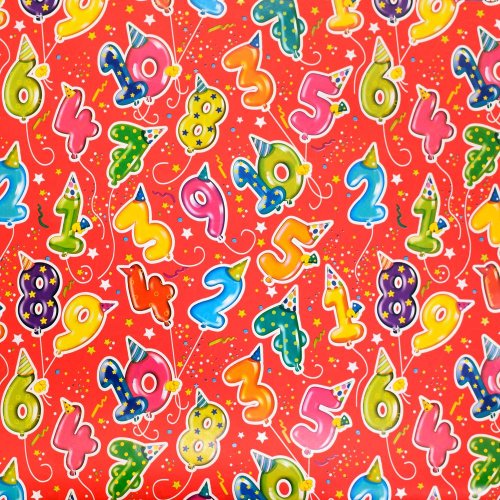 Papier bal. s/25 party červený 25  0.7m0x1*77947