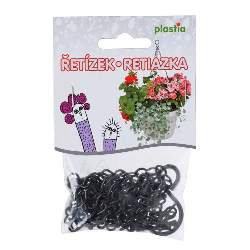 Záves na kvetináč - retiazka siesta 30cm