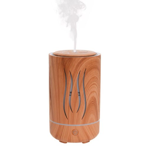 Difuzér na usb vlnky 230ml 10x10x17,8cm vzor drevo