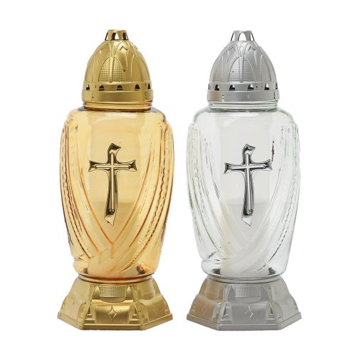 Z-536 kah.sklo kríž 130gr 33cm