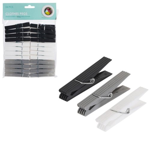 Štipce na prádlo pp 78x11mm 24ks - Vianočné dekorácie a ozdoby