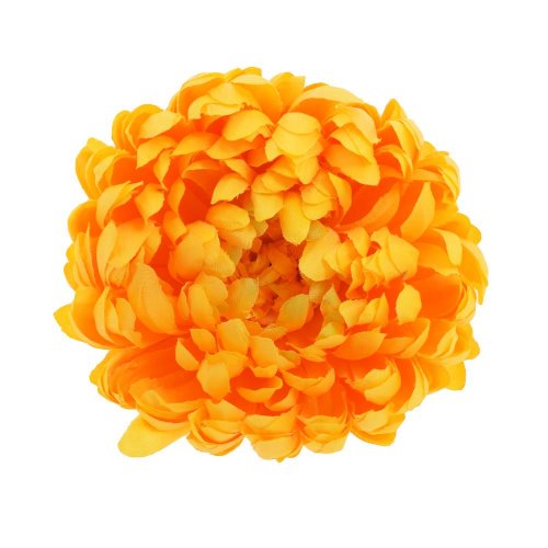 Hlava chryzantéma žltá bal/6 12cm