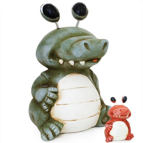 Poklad.aligátor 16,8x17,5x19,3 cm