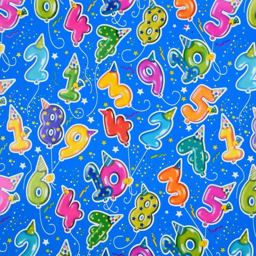 Papier bal. s/25 party modrý 25  0.7m0x1*3163