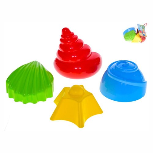 Formičky na piesok mušličky 7-9cm 4ks