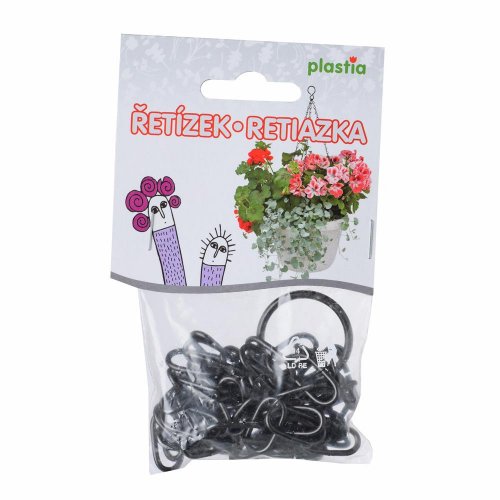 Záves na kvetináč - retiazka siesta 35cm