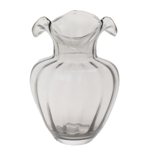 Váza sklo šedá d15.5h22.5