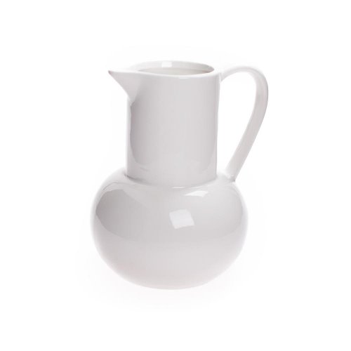 Džbán na suché aranžovanie 17x15xv20cm biely