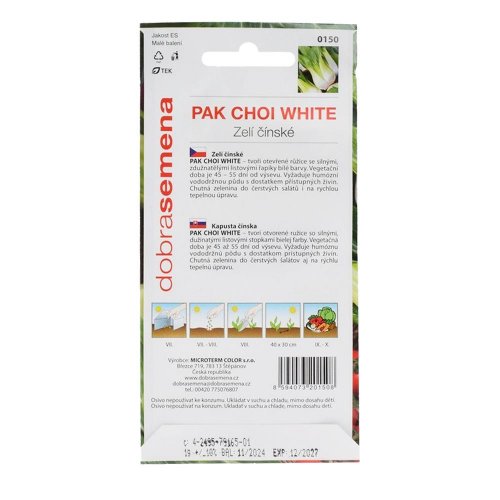 Kapusta pak choi white 1g - Umelé kvety