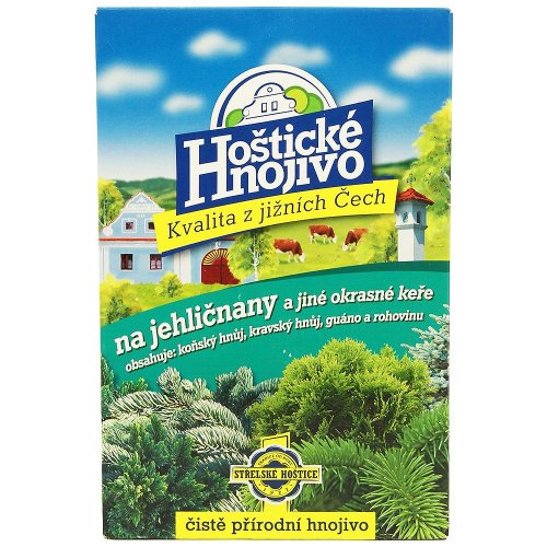 Hoštické hnojivo ihličnany 1kg 12/k.