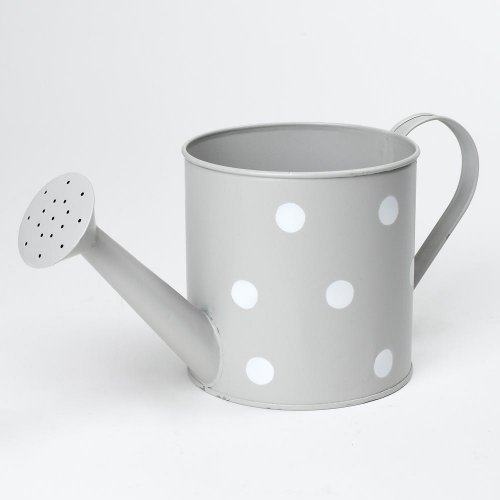 Váza krhla malá kov šedý veľké bodky v:13x13cm super cena