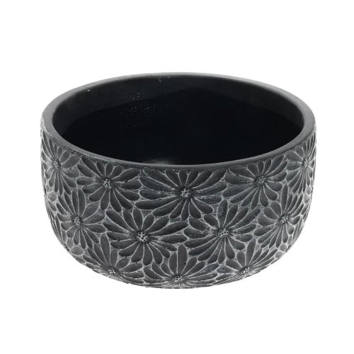 Obal margaréta keramika 16.8*16.8*9.8 čierny