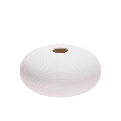 Váza na suché aranžovanie 15x15xv7cm biela