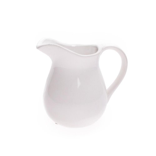 Váza džbán keramika 14x10x13cm biely