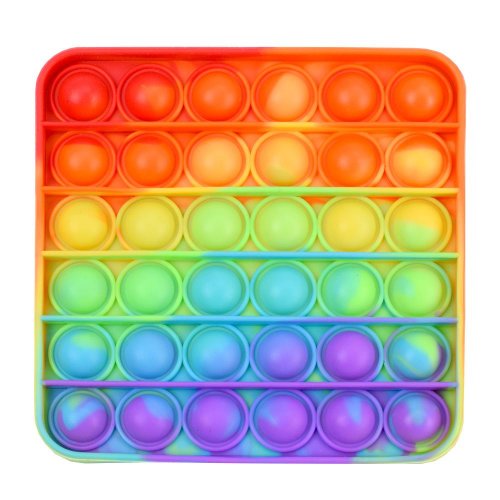 Antistresová pukacia podložka štvorec 64g  12cm